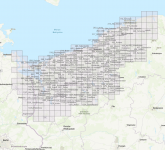 Lokalizacja punktów nazw ludowych mieszczących się w zakresie mapy 1058 Gollnow