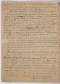 Ujęcie rewersu, lewej strony. List 2-kartowy, bifolium. Wszystkie strony zapisane. Papier tzw. czysty.