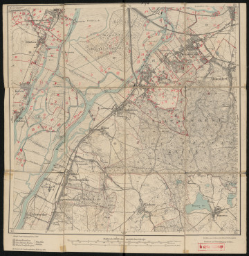 Mapa drukowana 1240 Podejuch I - Ujęcie z przodu; Mapę 1240 Podejuch I opracowano i wydano w 1886, a dodrukowano w 1924 roku. Obejmuje obszar w pobliżu miejscowości Podejuch, Kreis Randow, Reg. Bez. Stettin, Prov. Pommern, dziś Podjuchy (część Szczecina – miasta na prawach powiatu), woj. zachodniopomorskie, Polska. Jest jedynym zachowanym egzemplarzem arkusza przedwojennej mapy topograficznej oznaczonego godłem 1240, zawierającym dane o lokalizacji obiektów i ich nazw w zasobie archiwalnym Flurnamen Sammlung. Na drukowanej mapie ręcznie naniesiono warstwę z numeracją obiektów fizjograficznych odnoszących się do miejscowości: Pommerensdorf, dziś Pomorzany; Güstow, dziś Ustowo; Stettin, dziś Szczecin; Altdamm, dziś Dąbie; Finkenwalde, dziś Zdroje; Podejuch; Kurow, dziś Kurów; Nieder Zahden, dziś Siadło Dolne.