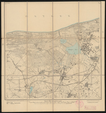drukowana mapa 264 Saleske III - Ujęcie z przodu; Mapę 264 Saleske III opracowano w 1889, wydano w 1891, a dodrukowano w 1911 roku. Obejmuje obszar w pobliżu miejscowości Saleske, Kreis Stolp, Reg. Bez. Köslin, Prov. Pommern, dziś Zaleskie, pow. słupski, woj. pomorskie, Polska. Jest jednym z dwóch zachowanych egzemplarzy przedwojennej mapy topograficznej oznaczonego godłem 264, zawierającym dane o lokalizacji obiektów i ich nazw w zasobie archiwalnym Flurnamen Sammlung. Na drukowanej mapie ręcznie naniesiono warstwę z numeracją obiektów fizjograficznych odnoszących się do miejscowości: Saleske; Lindow, dziś Lędowo; Muddel, dziś Modła; Dünnow, dziś Duninowo; Gallenzin, dziś Golęcino; Starkow, dziś Starkowo; Mützenow, dziś Możdżanowo.