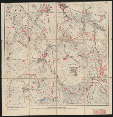 Mapa drukowana 79 Wusterbarth I - Ujęcie z przodu; Mapę 779 Wusterbarth I opracowano i wydano w 1889, a dodrukowano w 1919 roku. Obejmuje obszar w pobliżu miejscowości Wusterbarth, Kreis Belgard, Reg. Bez. Köslin, Prov. Pommern, dziś Ostre Bardo, pow. świdwiński, woj. zachodniopomorskie, Polska. Jest jednym z dwóch zachowanych egzemplarzy arkusza przedwojennej mapy topograficznej oznaczonego godłem 779 (ale inne wydanie), zawierającym dane o lokalizacji obiektów i ich nazw w zasobie archiwalnym Flurnamen Sammlung. Na drukowanej mapie ręcznie naniesiono warstwę z numeracją obiektów fizjograficznych odnoszących się do miejscowości: Ballenberg, dziś Biała Góra; Woldisch Tychow, dziś Tychówko; Wutzow, dziś Osówko; Lankow, dziś Łąkówko; Vietzow, dziś Wicewo; Damen, dziś Stare Dębno; Zwirnitz, dziś Świerznica; Retzin, dziś Rzecino; Quisbernow, dziś Biernów; Bolkow, dziś Bolkowo; Lasbeck, dziś Łośnica; Wusterbarth; Rauden, dziś Rudno; Lutzig, dziś Stare Ludzicko; Buslar, dziś Buślary.