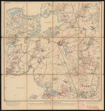 drukowana mapa 314 Gingst II - Ujęcie z przodu; Mapę 314 Gingst II opracowano w 1885, a dodrukowano w 1920 roku. Obejmuje obszar w pobliżu miejscowości Gingst, Kreis Rügen, Reg. Bez. Stralsund, Prov. Pommern, dziś Kreis Vorpommern-Rügen, Bundesland Mecklenburg-Vorpommern, Niemcy. Jest jedynym zachowanym egzemplarzem arkusza przedwojennej mapy topograficznej oznaczonego godłem 314, zawierającym dane o lokalizacji obiektów i ich nazw w zasobie archiwalnym Flurnamen Sammlung. Na drukowanej mapie ręcznie naniesiono warstwę z numeracją obiektów fizjograficznych odnoszących się do miejscowości: Ummanz Hof, Grossow, Venz, Silenz, gagern, Gingst, Teschvitz, Kapelle, Pansevitz, Waase, Gurtitz, Dubkevitz, Mursewiek, Lieschow, Haidhof, Neuendorf, Lüssvitz, Unrow, Ralow, Landow, Bussvitz, Dreschvitz.