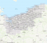 Przybliżona lokalizacja w geoportalu naniesionych nazw toponimów, dawnych nazw ludowych wskazanych na poniemieckiej mapie 454 Alt Kolziglow II