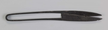 604/A/ML/7 - Nożyce żelazne z jednostronnie wyodrębnionymi ostrzami. 