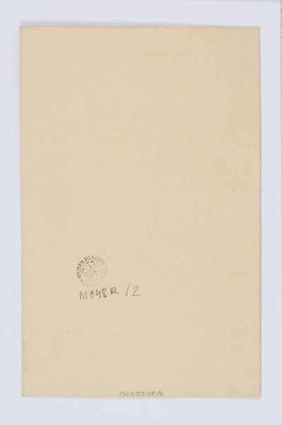 Józef Czechowicz, imieniny, 1930 r., rękopis, k. 3 recto
Tekst zapisany czarnym atramentem na luźnym, gładkim kartoniku wym. 14,3 x 9,3 cm, pod tekstem podpis Czechowicza, data 1930 i poniżej dopisek: 