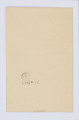 Józef Czechowicz, imieniny, 1930 r., rękopis, k. 3 recto
Tekst zapisany czarnym atramentem na luźnym, gładkim kartoniku wym. 14,3 x 9,3 cm, pod tekstem podpis Czechowicza, data 1930 i poniżej dopisek: 
