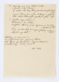 Józef Czechowicz, Iliada tętni, rękopis,  k. 1-2
2 kartki z 