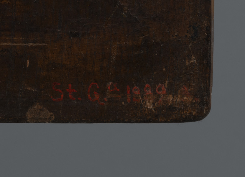 Pokłon Trzech Króli - detal;