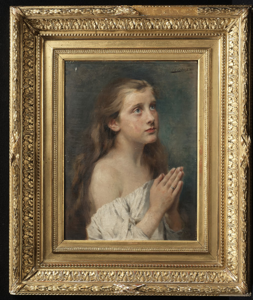 Modląca się dziewczynka /s