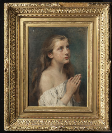 Modląca się dziewczynka /s