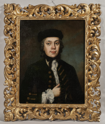 Portret młodego mężczyzny - Magnus Eckendorf malarstwo oryg.