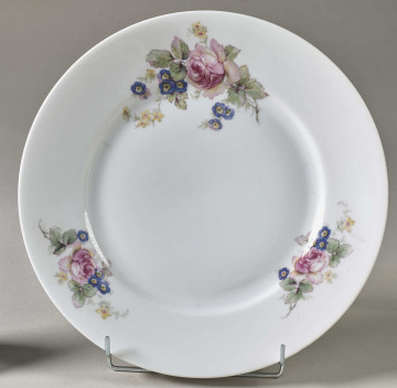 Talerz płytki, widok od przodu, zdjęcie do kart