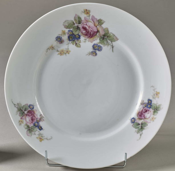 Talerz płytki, widok od przodu, zdjęcie do kart