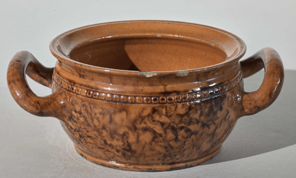 Miseczka kamionkowa z dwoma uchwytami