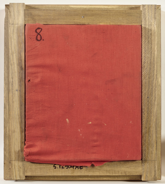 : ikona w okładzie srebrnym złoconym, z wizerunkiem Chrystusa Pantokratora ukazanego frontalnie w półpostaci, błogosławiącego prawicą, lewicą podtrzymującego otwartą księgę Ewangelii z cytatem cyrylicą